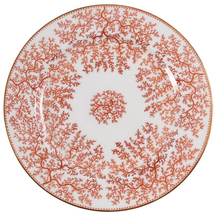 Fibre Red Luncheon Plate