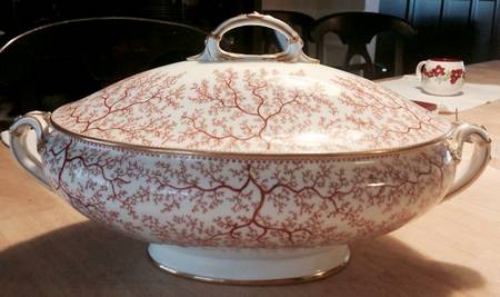 Fibre Red Oval Covered Vegetable