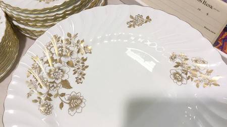 H4863 Blue Dinner Plate