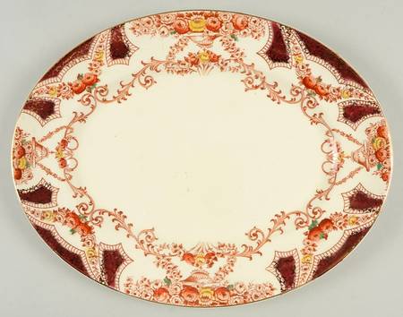 The Regal Red 11" Oval Serving Platter