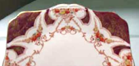 The Regal Red Handled Cake Plate