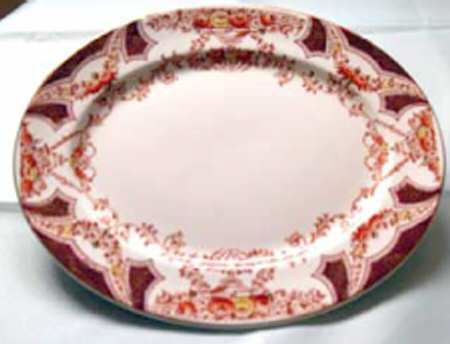 The Regal Red 13" Oval Serving Platter