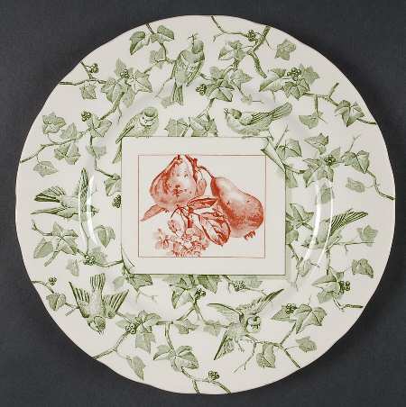 Bird and Fruit Salad Plate