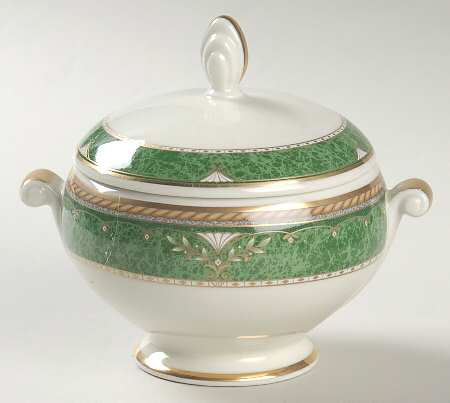 Royal Jade Sugar Bowl & Lid