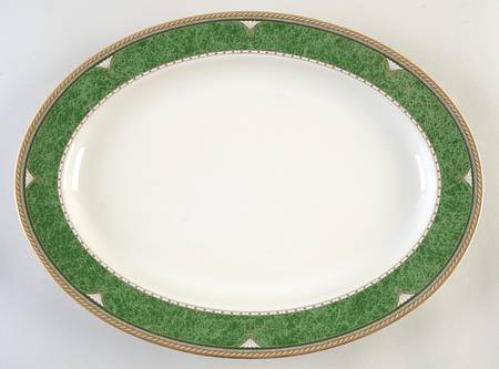 Royal Jade 15" Oval Serving Platter