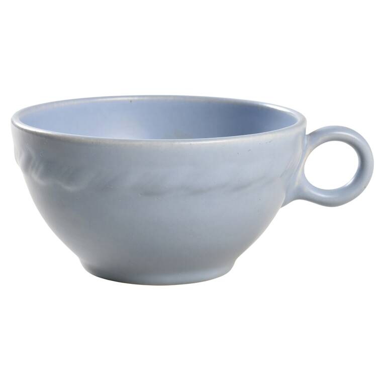 Mission Bell Blue Flat Cup