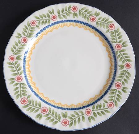 Flower Fancy 12" Chop Plate (Round Platter)