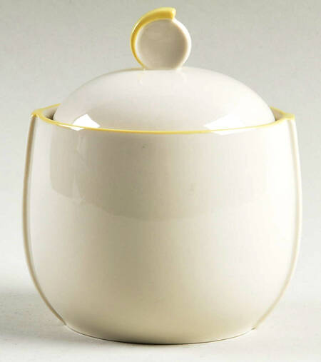 Rustico Saffron Sugar Bowl & Lid