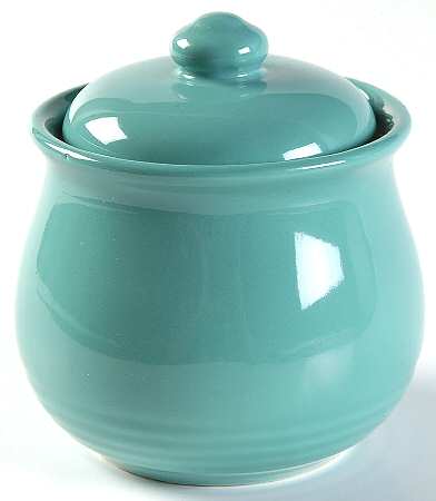 Color Connection Aqua Sugar Bowl & Lid