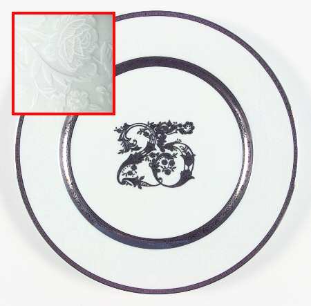 Silver Anniversary Dinner Plate