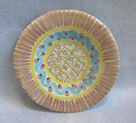 Summer Frock Bread & Butter Plate