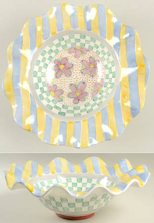 Myrtle 12" Large Salad Serving Bowl