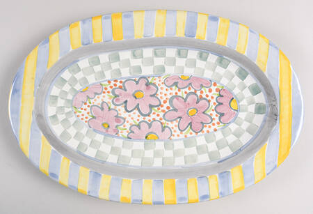 Myrtle 16" Oval Serving Platter