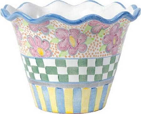 Myrtle 8" Flower Pot