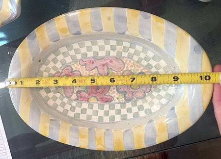 Myrtle 10" Oval Serving Platter