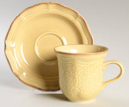 Honey Dew Flat Cup & Saucer Set