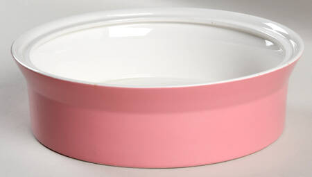 Duplex Pink Round Vegetable No Lid by Mikasa