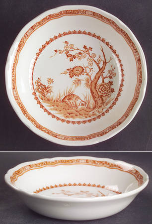 Quail Brown Fruit/Dessert (Sauce) Bowl