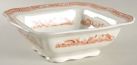 Quail Brown Square Vegetable No Lid
