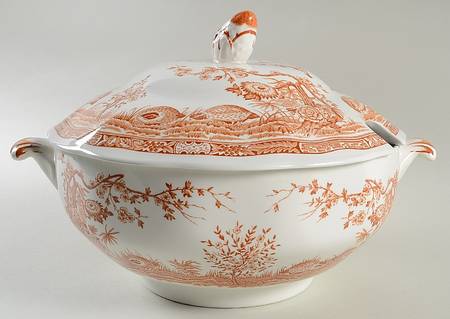 Quail Brown Tureen &  Lid