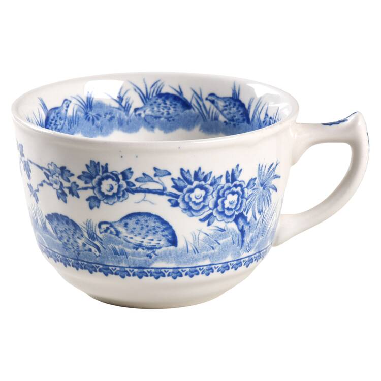 Quail Blue Flat Cup
