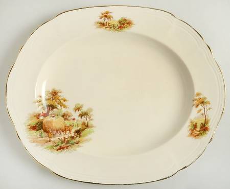 MEA64 14" Oval Serving Platter