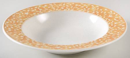 Ardsley Yellow Large Rim Soup Bowl