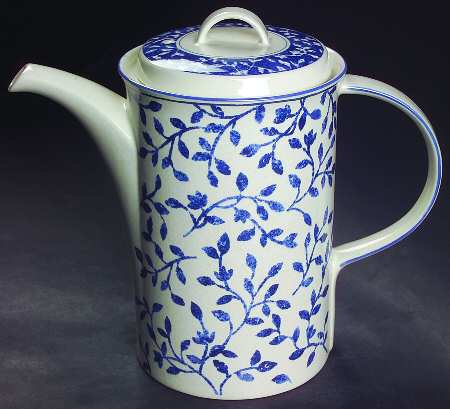 Ardsley Blue Coffee Pot & Lid