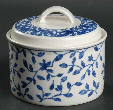 Ardsley Blue Sugar Bowl & Lid