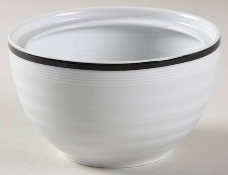 Ebony Circle Sugar Bowl No Lid
