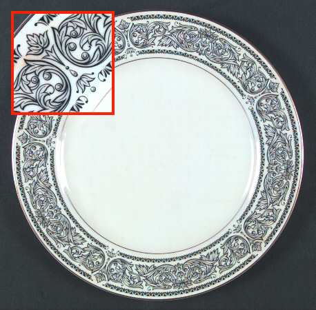 Black Dinner Plate