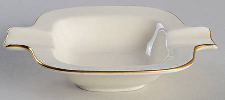 24 Karat (Bone) 5" Square Ashtray