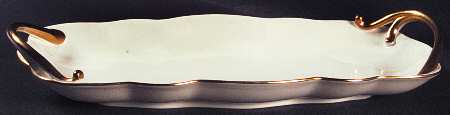 24 Karat (Bone) Large Sandwich Tray