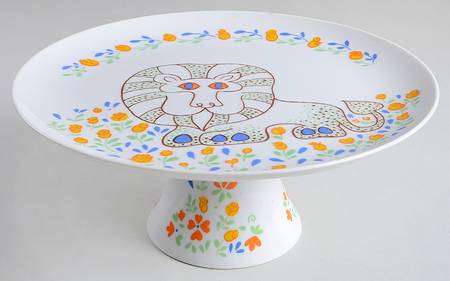 Safari 10" Diameter Pedestal Cake Stand