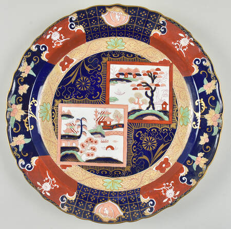 Double Landscape 15" Chop Plate (Round Platter)