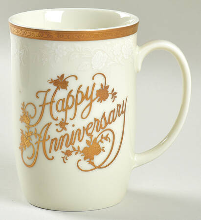 Happy Anniversary Cappuccino Mug
