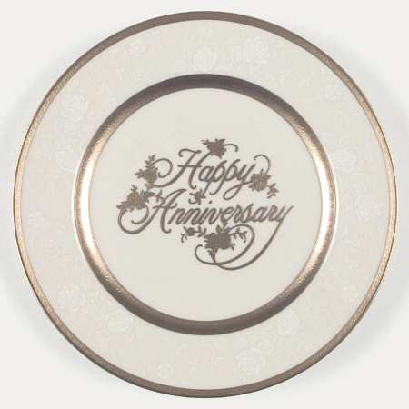 Happy Anniversary Salad Plate