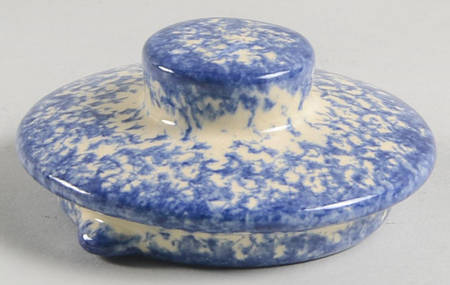 Molly's Cows Blue Lid for Small Teapot