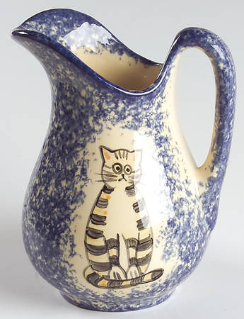 Molly's Cows Blue 12 Oz Pitcher