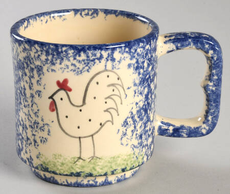 Molly's Cows Blue Mug