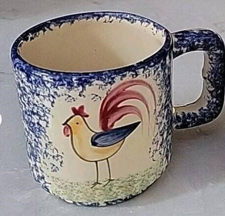 Molly's Cows Blue Mug