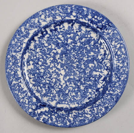 Molly's Cows Blue Underplate for Bean Pot