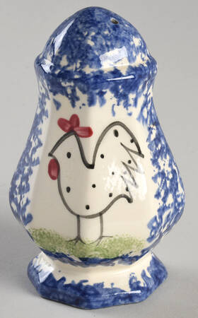 Molly's Cows Blue Salt Shaker