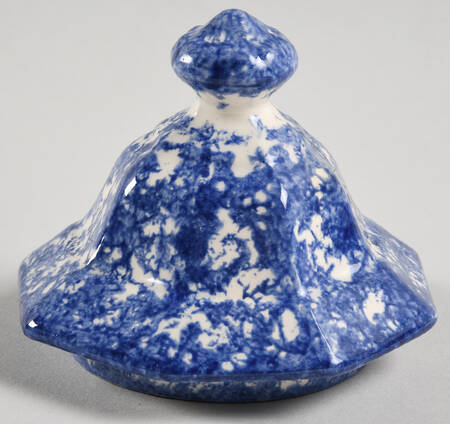 Molly's Cows Blue Lid for Sugar Bowl
