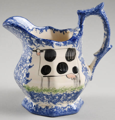 Molly's Cows Blue Creamer