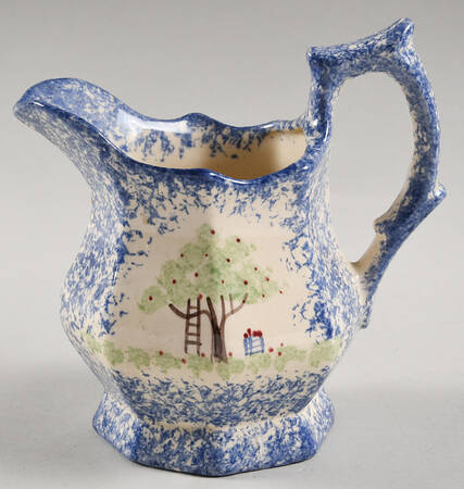 Molly's Cows Blue 16 Oz Pitcher