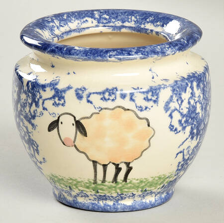 Molly's Cows Blue Jam/Jelly No Lid
