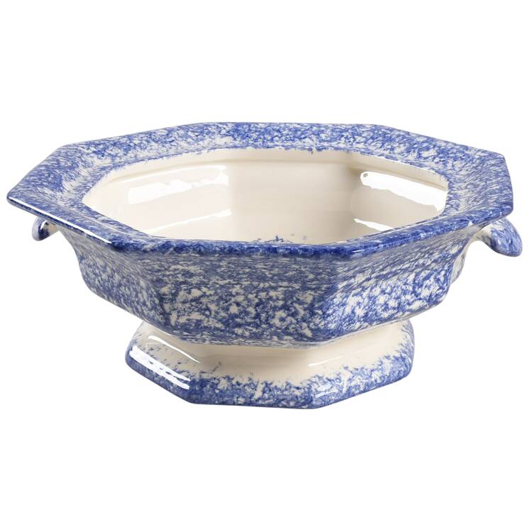 Molly's Cows Blue Tureen No Lid