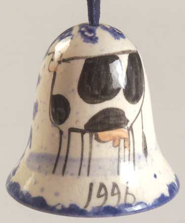 Molly's Cows Blue Bell Ornament