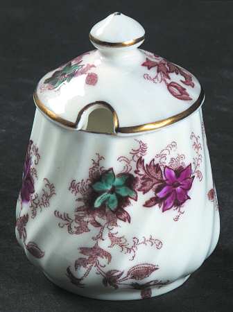 Ancestral (Wreath Backstamp) Mustard Jar & Lid